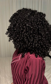 Kit curls half wig
