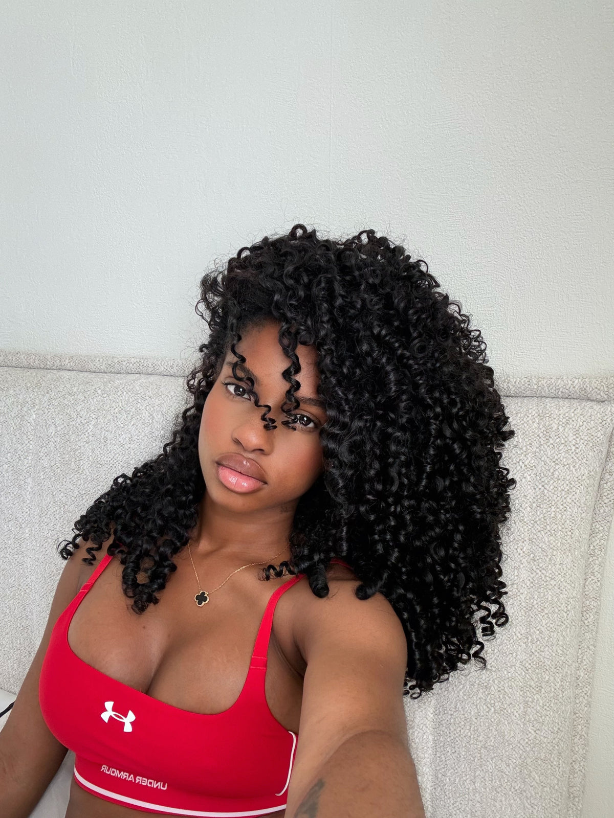Kit curls half wig